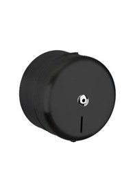 Resim Paslanmaz Çelik Cimri Tuvalet Kağıt Verici Dispanseri Siyah 