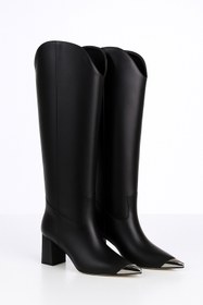 Resim Giydim Gidiyor Steel Kovboy Çizme Siyah 