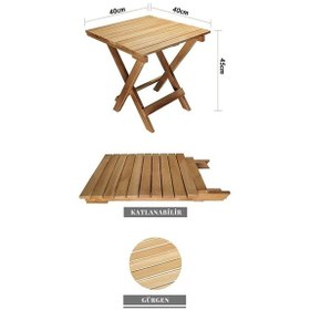 Resim Reyo Ahşap Katlanabilir Taşınır Puf Minderli Kollu Kademeli Şezlong Plaj, Bahçe Şezlong 3lü Set Gri 