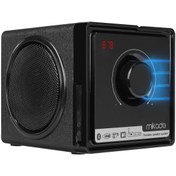 Resim Mikado BT-236 3W+3W Siyah SD+MMC+Fm destekli Bluetooth Müzik Kutusu 