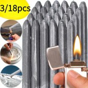 Resim 18 Parça Metal Düşük Sıcaklık Kaynak Çubukları Seti, Dayanıklı ve Kullanımı Kolay, Pil Gerektirmez, Takı ve El Tamiri için, Kuyruk Bağlantı Kaynağı Çubukları 