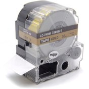 Resim TONERSEPETİ Tonersepeti Epson LC-7KBM Uyumlu Altın Üzeri Siyah 36MM 9Metre Muadil Etiket 