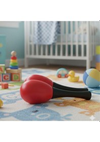 Resim Midex Orf-mrc-06 3x Örf Aletleri 3 Çift Marakas Plastik Maracas 