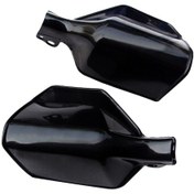 Resim Monyee Motorcycle Atv El Koruyucu Korumalı Kolluk, Abs Plastik, Rüzgar Ve Yaralanma Koruma, 22-28mm Direk Uyumlu, Siyah 