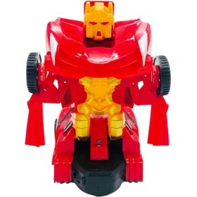 Resim Can Ali Toys Canali Toys Robota Dönüşen Araba 117, Kendinden Robota Dönüşen Pilli Sesli ve Işıklı Araba 
