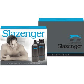 Resim Slazenger Active Sport Parfüm Deodorant Set Erkek Kozmetik Mavi 