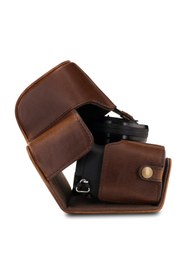 Resim MegaGear Sony Alpha A6100, A6400 (16-50MM) Deri Kamera Kılıfı Mg1651 