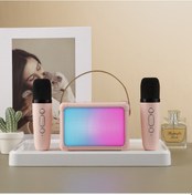 Resim Taşınabilir Rgb Aydınlatma Efekti Bluetooth Hoparlör Ev Mini Karaoke Ses, Stil: 
