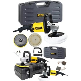 Resim Staxx Power PLS1418 1600 W 180 MM 6 Kademeli Çantalı Polisaj Zımpara Pasta Cila Makinesi 