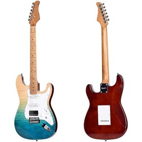 Resim Kaysen Kst-650 Mbl Modern Strat Elektro Gitar Hss Alnico V Manyetik 