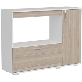 Resim Dekorister Charlotta Çok Amaçlı Dolap Mikro Dalga Dolabı Beyaz-Co 