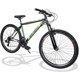 Resim Sarissa Moon 27,5" Jant Mtb Ön Amortisörlü Shimano Kelebek 21 Vites V Fren Dağ Bisikleti Siyah Yeşil 
