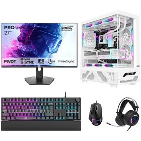 Resim Dragos DRX7872 R7-7800X3D 32 GB 2 TB SSD RTX5070 27" Dos Masaüstü Oyuncu Bilgisayarı 