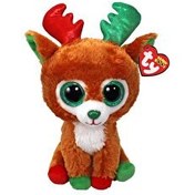 Resim TY Beanie Boo Christmas Tinseltoes Reindeer 15 Cm 