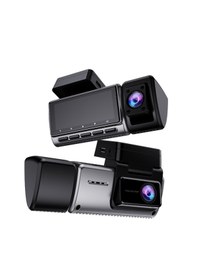 Resim 3 Kanallı Araç İçi Kamera Ön + Arka + İç Kamera 2k Uhd, Geniş Açı, Gece Görüşü, Döngü, Wifi Adas 