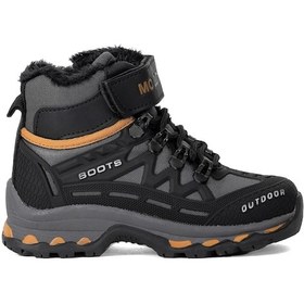 Resim Mc Jamper 1831 Patik Erkek Çocuk Outdoor Bot Siyah - Füme Siyah - Füme 