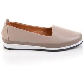 Resim Kum Hakiki Deri Kadın Espadril K01582301303 Kum 