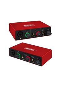 Resim Midex Glx-500 Pro Stüdyo Ses Kartı 2 Giriş 2 Çıkış 24bit/96khz Xlr Kablo Hediye 