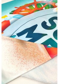 Resim Summer Time Dijital Baskılı 70X150 CM Plaj Havlusu 