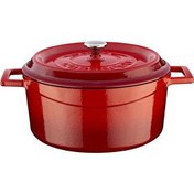 Resim Lava Döküm Trendy 24 CM Kırmızı Yuvarlak Tencere LV Y TC 24 K2 R 