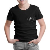 Resim Flower Shining Siyah Çocuk Tshirt 
