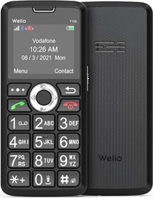 Resim Welio Wkey T100 Tuşlu Kamerasız Cep Telefonu 