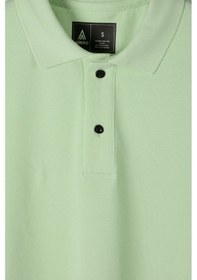 Resim Erkek Mint Yeşil Slim Fit Polo Yaka T-shirt Mint Yeşil 