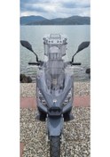 Resim Motocam Yuki Xway 125 Siperlik Ön Cam 2023 2024 Model 65cm Şeffaf Renkli 4mm Orta Boylu Cam 