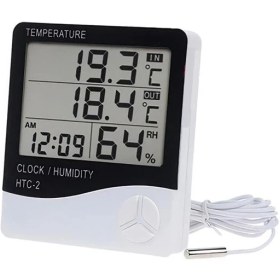 Resim İsmiyle Al Masaüstü Iç - Dış Mekan Dijital Termometre Nem Ölçer Higrometre 