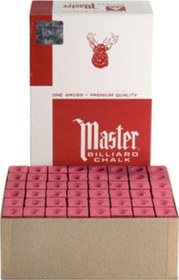Resim Master Chalk Kırmızı Bilardo Iskata Tebeşiri 12 Adet 