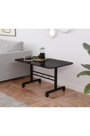 Resim NETPLUSMOBİLYA Tekerlekli Orta Sehpa Ofis Sehpası Yan Sehpa 