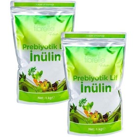 Resim Fibrelle Prebiyotik Lif Doğal İnülin Hindiba 1 Kg x 2 Adet 