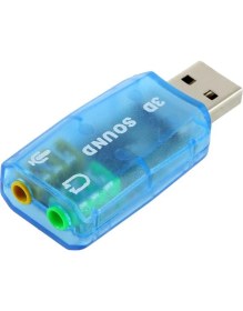 Resim Hadron 51 Sound Usb Ses Kartı Virtual 3D Çevirici Dönüştürücü Hd4045 