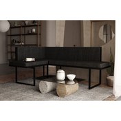 Resim Wood House PAPATYA KÖŞE TAKIMI SİYAH (MUTFAK,BAHÇE,BALKON,OTURMA ODASI) 