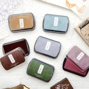 Resim Vintage Esintili Düz Renkli Mürekkep Pedi Scrapbooking, Günlük Yazım & El İşleri İçin - Sünger Kauçuk Malzeme 