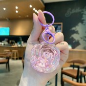 Resim Silver1 Renkli Degrade Papyon Ayı Araba Anahtarlık Sevimli Anahtar Çekicilik Çanta Çekicilik Karikatür Erkek ve Kadın Aksesuarları (Yurt Dışından) 