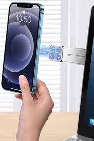 Resim Teknosepetim Notebook Macbook Laptop Stand Telefon Için Mıknatıslı Şık Güçlü Manyetik Telefon Tablet Stand 