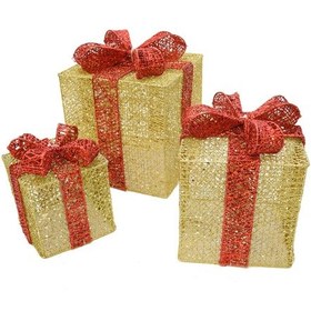 Resim Waldern Yılbaşı Çam Ağacı Hediye Paketi Büyük Boy Gold 