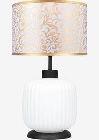 Resim MİNİMAL E-TİCARET & BİLGİ TEKNOLOJİLERİ Intense White Black Cam Abajur 