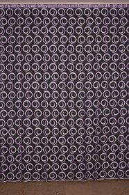 Resim VAKKO ÇİFT RENK LİLA İP PERDE HAZIR DÜĞMELERİ DİKİLMİŞ İP PERDE 300 * 240 cm 