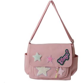 Resim Lemestar Pembe Kanvas Çanta - 30x25x10cm, 120cm Ayarlanabilir Askı, Tek Omuz/çapraz/el Taşıma, Tablet+telefon+parfüm+anahtar Tutabilir, 0.34kg 