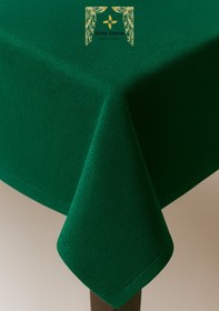 Resim OEM Okey Oyun Masa Örtüsü Kadife 140x140 Yeşil 