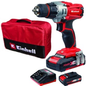 Resim Einhell Te-cd 18/2 Li Kit (2x2.5ah) Çift Akülü Vidalama Makinesi 