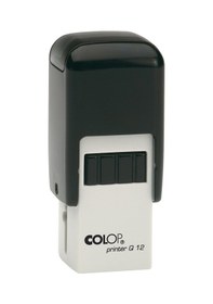 Resim Colop Q12 Kare Siyah Kasa Kuru Keçe - 12 x 12 MM 