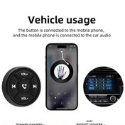 Resim Crackedice Kablosuz Bluetooth Uzaktan Kumanda Medya Düğmesi Mp3 Müzik Çalar 