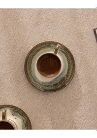 Resim Madame Coco Maure 6 Kişilik 12 Parça Kahve Fincan Takımı - Yeşil 8684427300299 Çok Renkli 