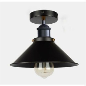 Resim Riolight Metal Siyah Plofonyer Sarkıt Şapka Çapı:22Cm (538286382) 