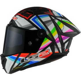 Resim Ls2 Thunder Karbon Gp Aero Flash Siyah Kask 
