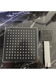 Resim İsaoğlu Yapı Duş Sistemi Tepe Yağmurlama Robot Duş Seti Kare Tasarım Diğer 