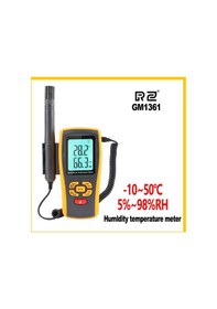 Resim Rz Gm1361 Büyük Lcd Çift Ekranlı Nem Sıcaklık Ölçer 